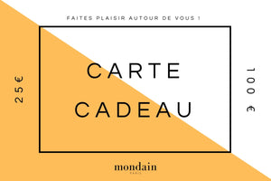 Carte cadeau Mondain